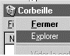 Explorer le contenu de la corbeille